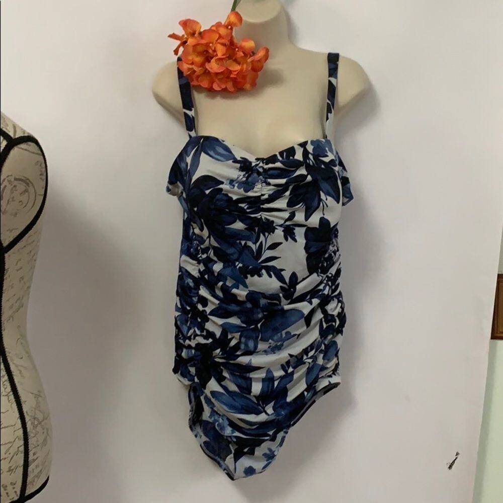 GREAT LENGTHS BLUE SWIMSUIT SIZE 20